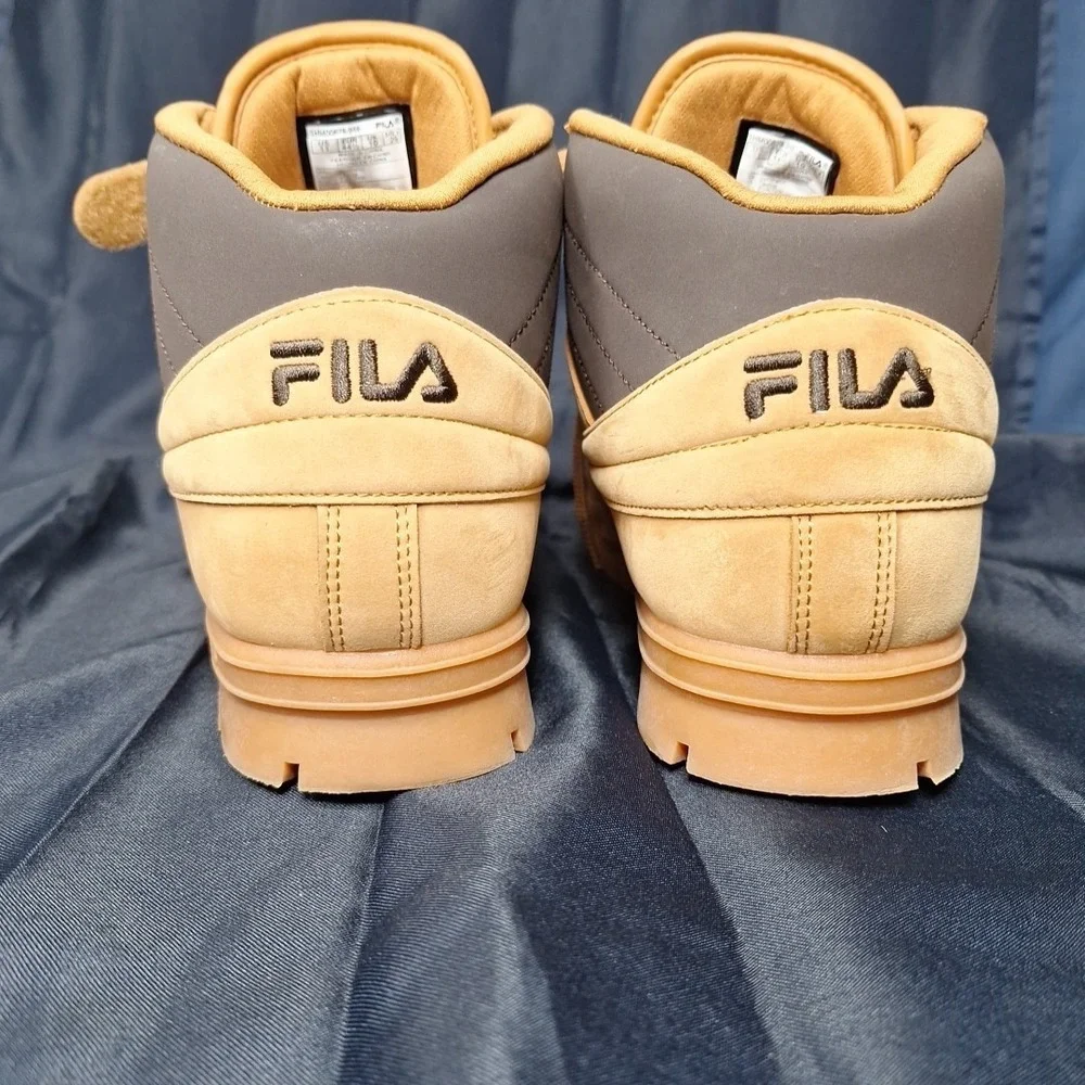 Fila V13 Mens Brown Dress Boots Size 11 Boot 1HM00878-248 Weather Tech Synthetic